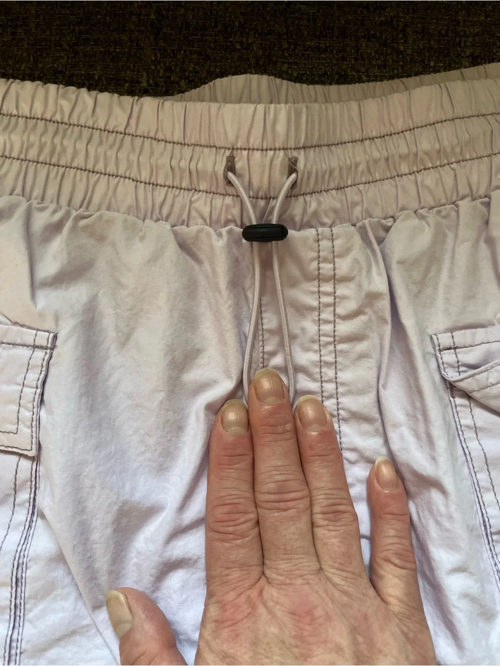 Wild Fable Lavender Cargo Skirt with White crop T-shirt both medium.